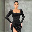 SEXY TUXEDO DRESS-VETEMENTS 