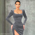 SEXY TUXEDO DRESS-VETEMENTS 