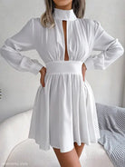 SEXY HOLLOW-OUT CINCHED DRESS-VETEMENTS 