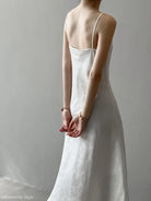 ELEGANT JACQUARD V NECK STRAP DRESS-VETEMENTS 
