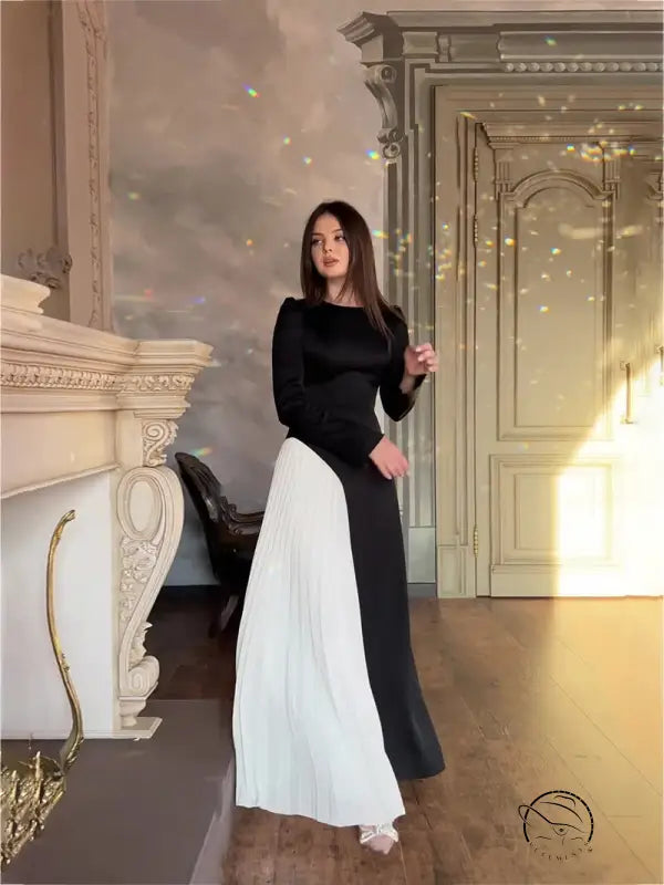 ELEGANT SLIM WAIST LACE UP DRESS-VETEMENTS 