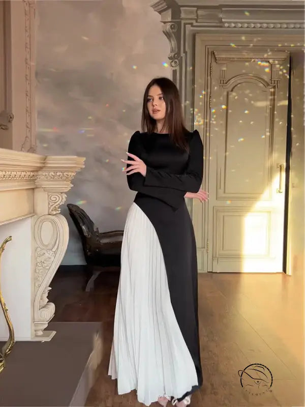 ELEGANT SLIM WAIST LACE UP DRESS-VETEMENTS 