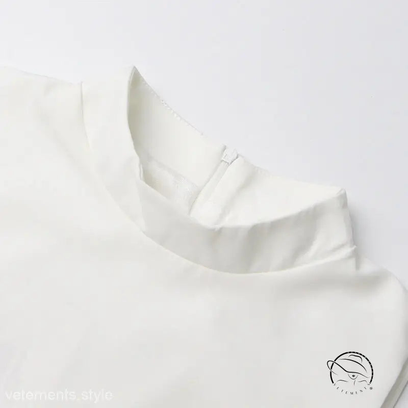 AUSTRALIAN STITCHING HEM FEATHER DRESS-VETEMENTS 