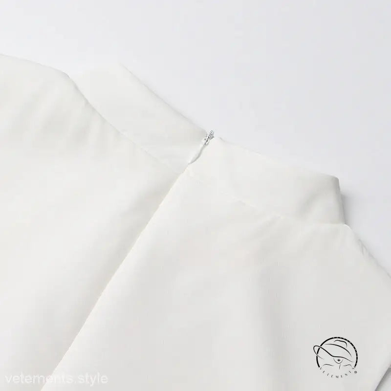 AUSTRALIAN STITCHING HEM FEATHER DRESS-VETEMENTS 