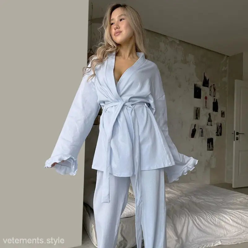 FRENCH WAFFLE PAJAMAS-VETEMENTS 