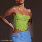 ONE-SIDE STRAP BONING CORSET-VETEMENTS 
