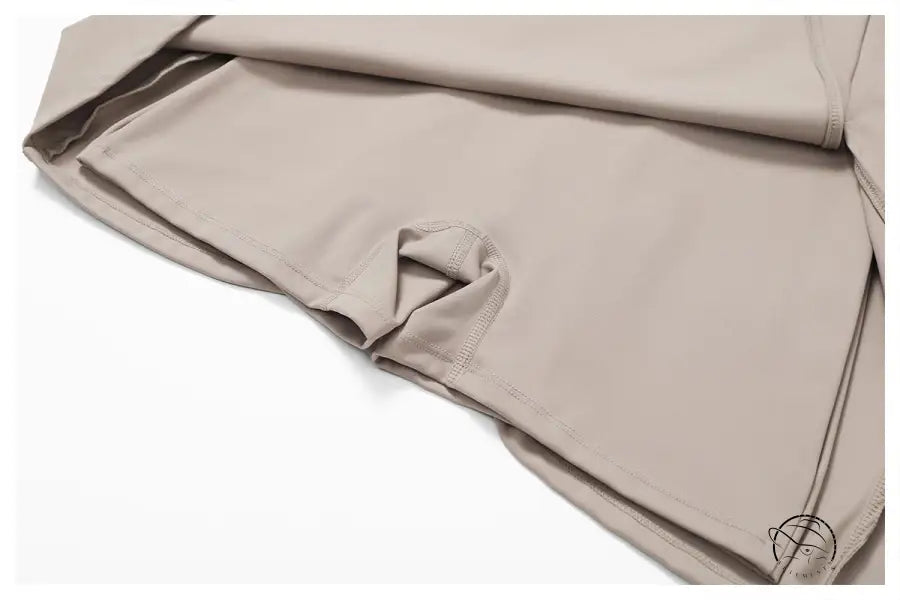 Beige cotton sheet set in colored glaze blue and barbie pink