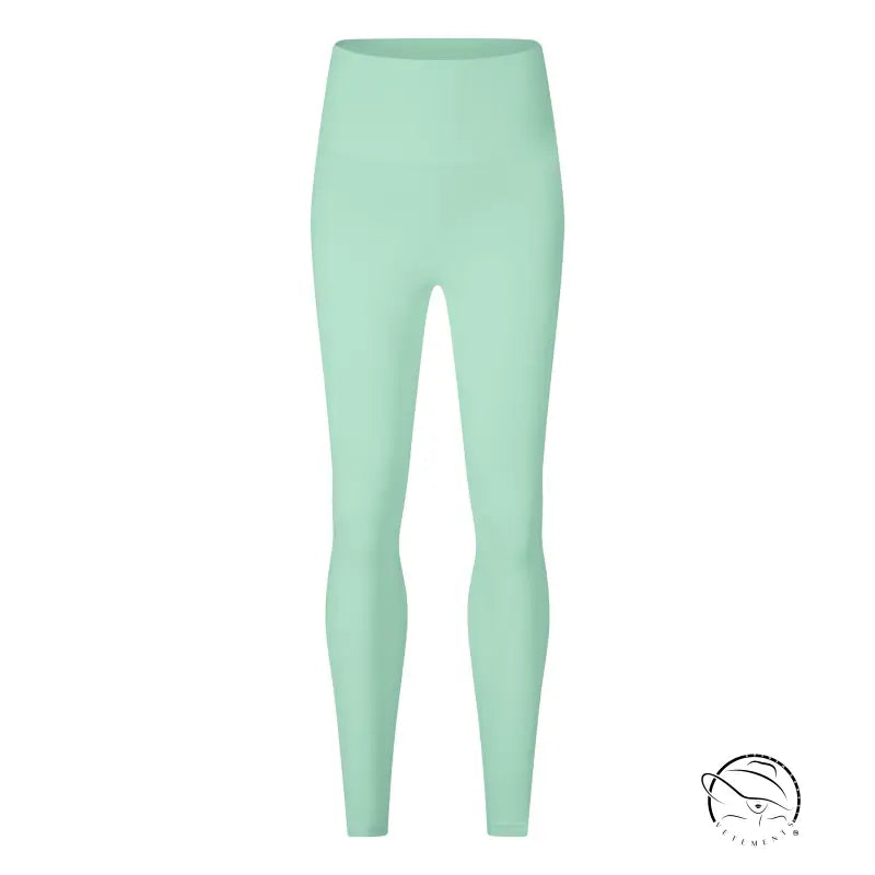 Deep smoky gray sporty nylon pants with high waistband and seamless design