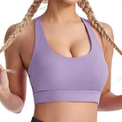 Lavender Sports Bra featuring Steel Ring for added support and boost shape during workouts