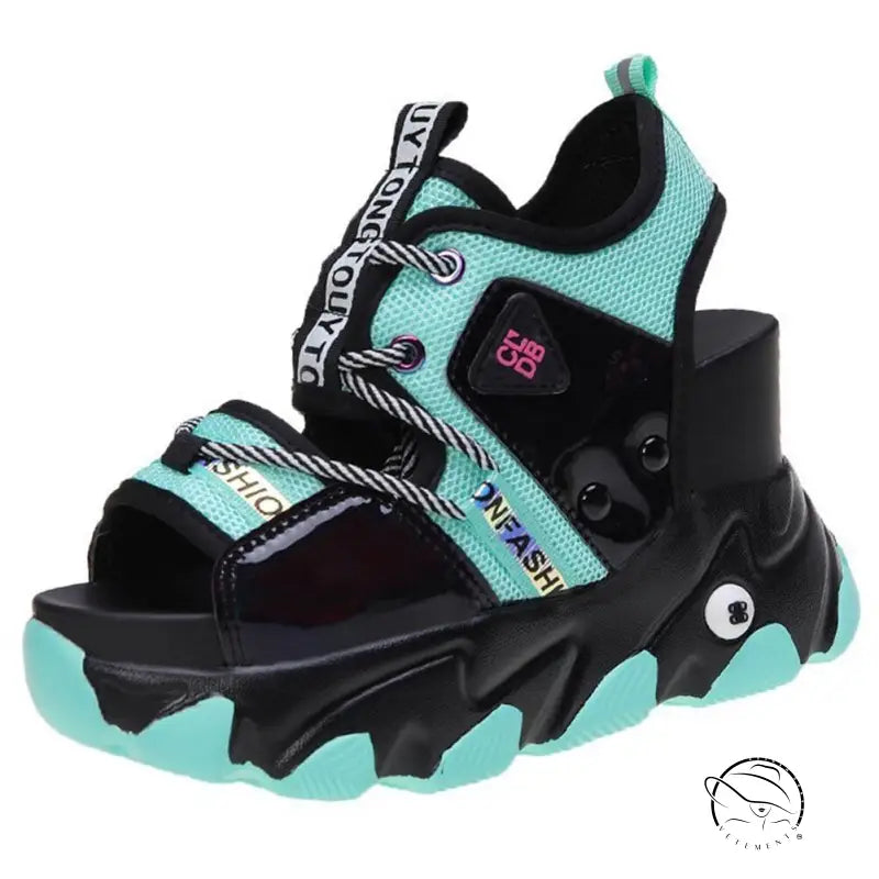 STYLISH LACE-UP BUCKLE PUNK SANDALS-VETEMENTS 