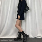 STYLISH LACE-UP PLATFORM BOOTS-VETEMENTS 