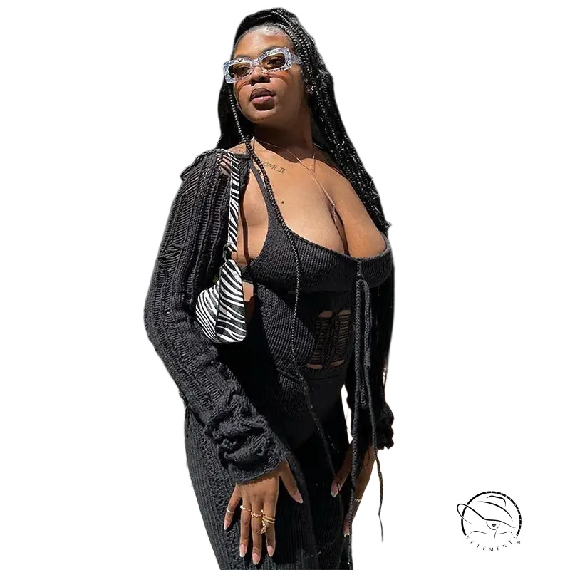 WOOLEN CUTOUT JUMPSUIT-VETEMENTS 